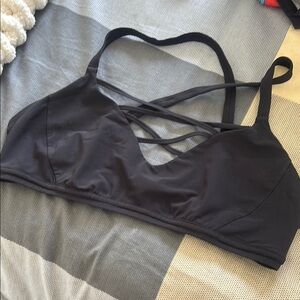 Lululemon Black Strappy Bralette